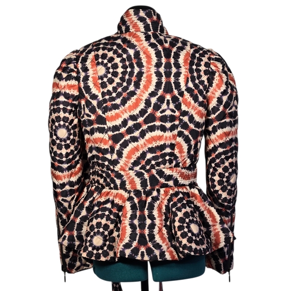 Marie Oliver Raven Quilted Peplum Puffer Jacket Size Small New With Tag - Picture 8 of 13